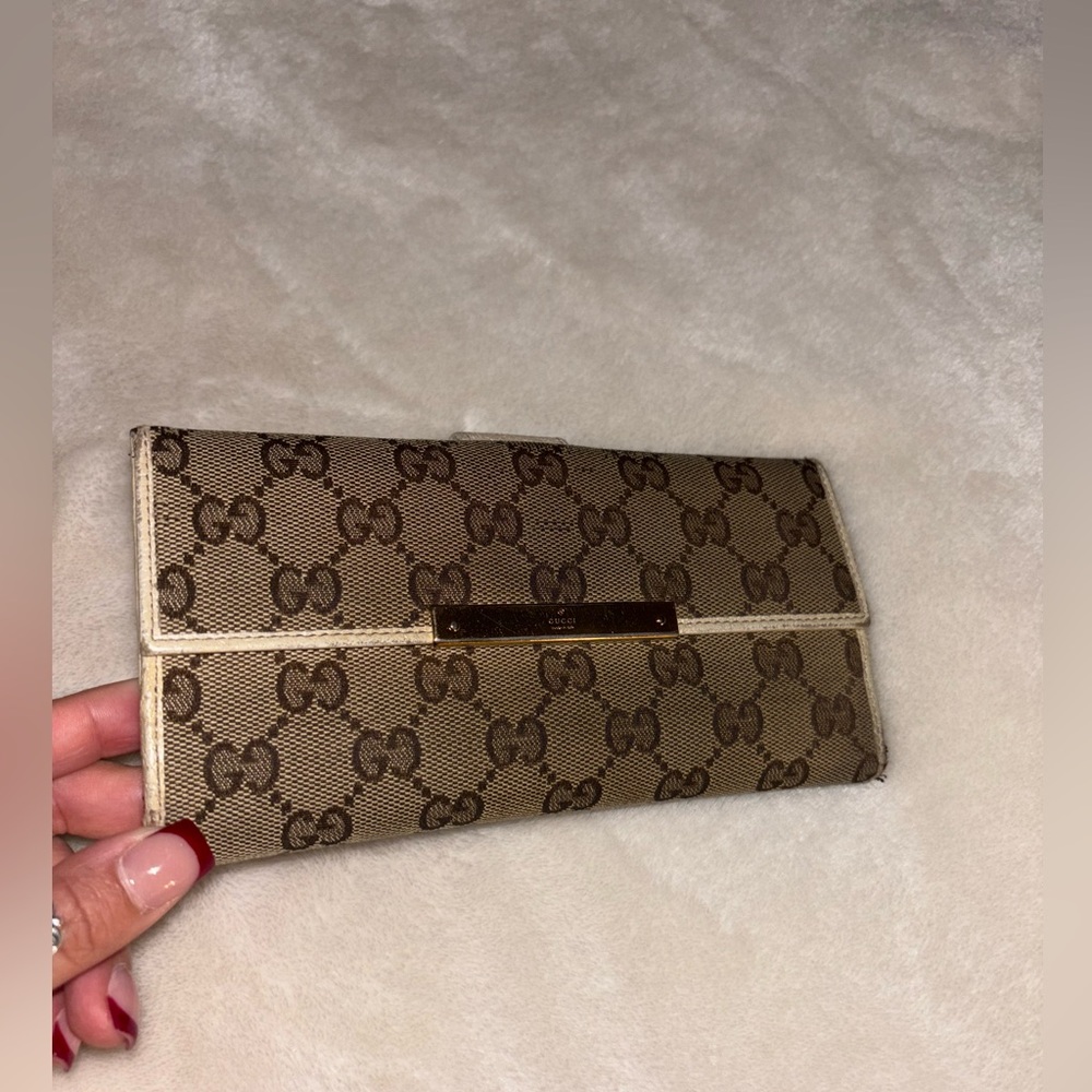 Gucci Canvas Long Wallet